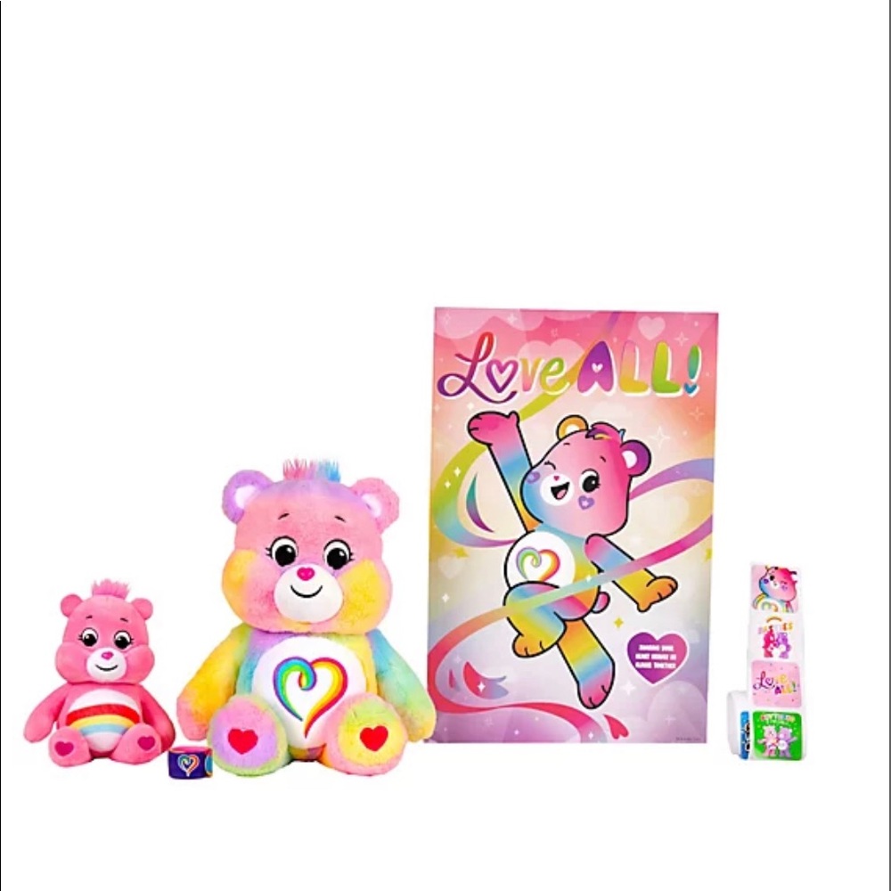 Care Bears Togetherness Bear 16" & 8” Plush & Collectors Set